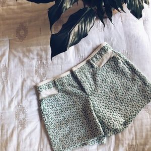 Anthropologie Floral Shorts (Size 2)
